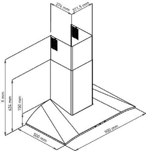 Вытяжка Де Дитрих DHD1155B фото 2 в Тюмени Вытяжка De Dietrich DHD1155B фото 2 в Тюмени