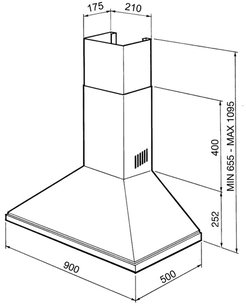 Вытяжка Смег KSED95P9 фото 3 в Тюмени Вытяжка Smeg KSED95P9 фото 3 в Тюмени