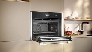 Компактный духовой шкаф с микроволнами Нефф C24MS31N0 фото 4 в Тюмени Компактный духовой шкаф с микроволнами Neff C24MS31N0 фото 4 в Тюмени