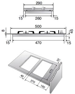 Варио-прибор (ДОМИНО) Ilve H30V/ IX фото 2 в Тюмени
