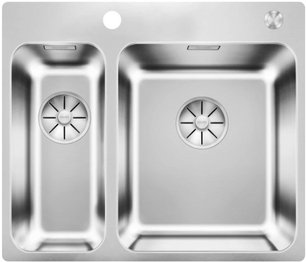 Мойка Blanco Solis 340/180-IF/A нержавеющая сталь полированная клапан-автомат InFino 526132
