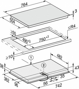 Варочная панель Miele KM 6522 FR фото 3 в Тюмени