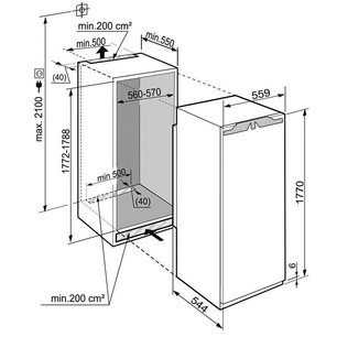 Встраиваемый холодильник Либхер IKB 1910 Comfort фото 3 в Тюмени Встраиваемый холодильник Liebherr IKB 1910 Comfort фото 3 в Тюмени