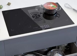 Варочная панель с вытяжкой Pando E-391/78 V.1130 ECO PLUS + KIT FCLR-AE фото в Тюмени