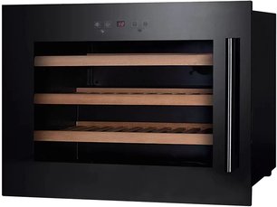 Винный шкаф Dunavox DX-24.56BBK (B) петли слева фото 3 в Тюмени