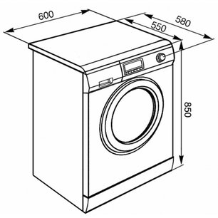Стиральная машина Смег SLB127 фото 3 в Тюмени Стиральная машина Smeg SLB127 фото 3 в Тюмени