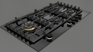 Варочная панель Fulgor Milano FCLH 905 G T WK BK фото 2 в Тюмени