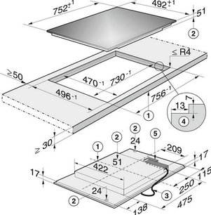 Варочная панель Miele KM 5956 (Ice) фото 2 в Тюмени