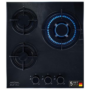 Газовая варочная поверхность KRONA CORTESIA 45 BL фото 3 в Тюмени