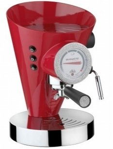 Кофеварка Bugatti DIVA 431 Red Swarovski фото в Тюмени