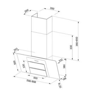 Вытяжка Фабер NORTHIA EG8+ BK A90 фото 2 в Тюмени Вытяжка Faber NORTHIA EG8+ BK A90 фото 2 в Тюмени