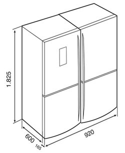 Холодильник Тека NFE 900 X фото 3 в Тюмени Холодильник Teka NFE 900 X фото 3 в Тюмени