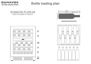 Встраиваемый винный шкаф Dunavox DAUF-45.125DC.TO фото 2 в Тюмени
