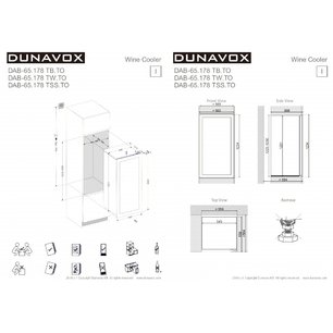Винный шкаф Dunavox DAB-65.178TSS.TO фото 4 в Тюмени
