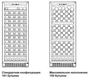 Винный шкаф Dometic C101G Wooden Mahogany фото 2 в Тюмени