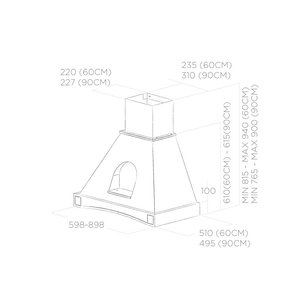 Вытяжка ELICA MENSOLA WH/A/90 FRASSINO фото 4 в Тюмени Вытяжка ELICA MENSOLA WH/A/90 FRASSINO фото 4 в Тюмени