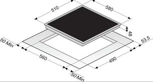 Варочная панель Zigmund Shtain CNS 119.60 BX фото 3 в Тюмени