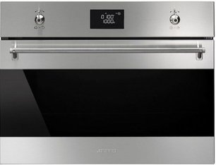 Компактный многофункциональный духовой шкаф Смег SF4390MCX фото в Тюмени Компактный многофункциональный духовой шкаф Smeg SF4390MCX фото в Тюмени