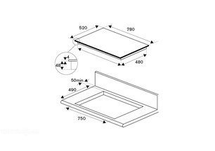 Варочная панель Bertazzoni P784IC1B2NEE фото 4 в Тюмени