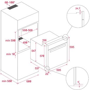Духовой шкаф Тека HBB 720 BK фото 2 в Тюмени Духовой шкаф Teka HBB 720 BK фото 2 в Тюмени
