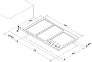 Варочная поверхность Korting HG 995 CTX фото 3 в Тюмени