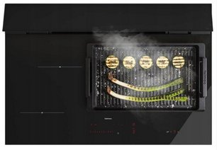 Варочная панель с вытяжкой Falmec BRERA 75 VETRO NERO фото в Тюмени