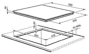 Варочная панель Smeg SR34SGH3 фото 2 в Тюмени