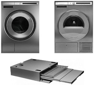 Asko Logic 12 (стиральная машина W4086C.T/3 + сушильная машина T408HD.T.P + выдвижная полка с корзиной HDB1153T) фото в Тюмени Asko Logic 12 (стиральная машина W4086C.T/3 + сушильная машина T408HD.T.P + выдвижная полка с корзиной HDB1153T) фото в Тюмени