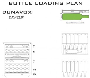 Винный шкаф Dunavox DAV-32.81DW.TO фото 4 в Тюмени