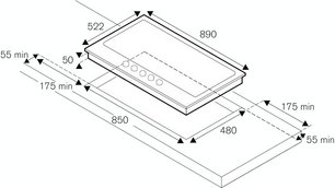 Варочная панель Bertazzoni P905LHERAG фото 3 в Тюмени