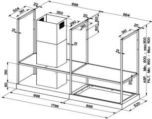Вытяжка Фабер T-SHELF EV8 BK MATT A180 фото 2 в Тюмени Вытяжка Faber T-SHELF EV8 BK MATT A180 фото 2 в Тюмени