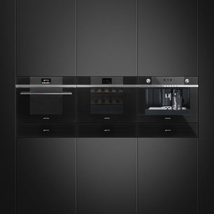 Компактный духовой шкаф с пароваркой Смег SF4104VCN фото 4 в Тюмени Компактный духовой шкаф с пароваркой Smeg SF4104VCN фото 4 в Тюмени