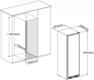 Винный шкаф Dunavox DX-194.490BK фото 3 в Тюмени
