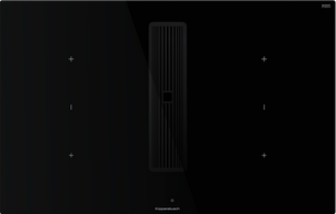 Индукционная варочная панель с вытяжкой Kuppersbusch KMI 8350.0 SR Black Chrome фото в Тюмени