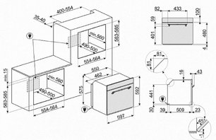 Духовой шкаф Смег SFP750PO фото 2 в Тюмени Духовой шкаф Smeg SFP750PO фото 2 в Тюмени