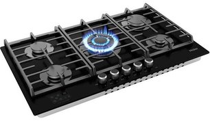 Газовая варочная панель Haier HHX-G95CWSB фото 4 в Тюмени