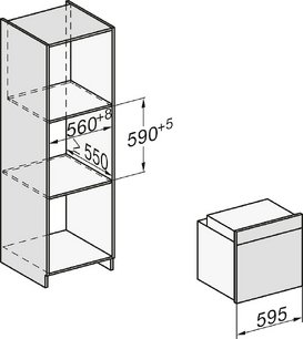 Встраиваемая пароварка Miele DGC 7450 OBSW фото 3 в Тюмени