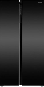 Холодильник Хендай CS6503FV черное стекло фото в Тюмени Холодильник Hyundai CS6503FV черное стекло фото в Тюмени