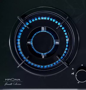 Газовая варочная поверхность KRONA CORTESIA 60 BL фото 3 в Тюмени
