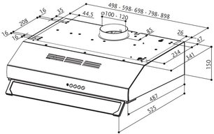 Вытяжка Фабер 741 PB X A50 фото 2 в Тюмени Вытяжка Faber 741 PB X A50 фото 2 в Тюмени