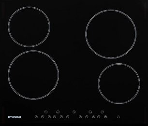 Варочная панель Hyundai HHE 6450 BG фото в Тюмени