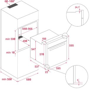 Духовой шкаф Тека HBB 720 WH фото 2 в Тюмени Духовой шкаф Teka HBB 720 WH фото 2 в Тюмени