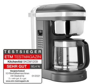 Кофеварка Китчен Эйд 5KCM1209EDG фото 3 в Тюмени Кофеварка KitchenAid 5KCM1209EDG фото 3 в Тюмени
