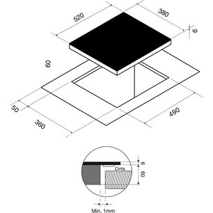 Индукционная варочная панель Pando PI-TEP фото 3 в Тюмени