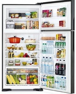 Холодильник Хитачи R-VG662 PU3 GBK фото 2 в Тюмени Холодильник Hitachi R-VG662 PU3 GBK фото 2 в Тюмени
