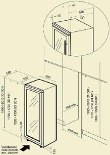 Винный шкаф IP CI 401CFX D фото 2 в Тюмени