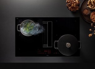 Варочная панель с вытяжкой Falmec ZERO 84 VETRO NERO фото 4 в Тюмени