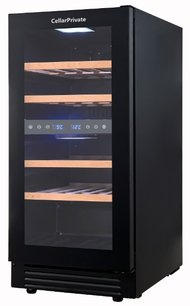 Встраиваемый под столешницу винный шкаф CellarPrivate CP027-2TBH фото 4 в Тюмени