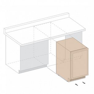 Встраиваемый винный шкаф Dunavox DAUF-45.125DC.TO фото 3 в Тюмени