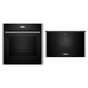 Neff (духовой шкаф B24CR31N0 + микроволновая печь NL4WR21N1) фото в Тюмени